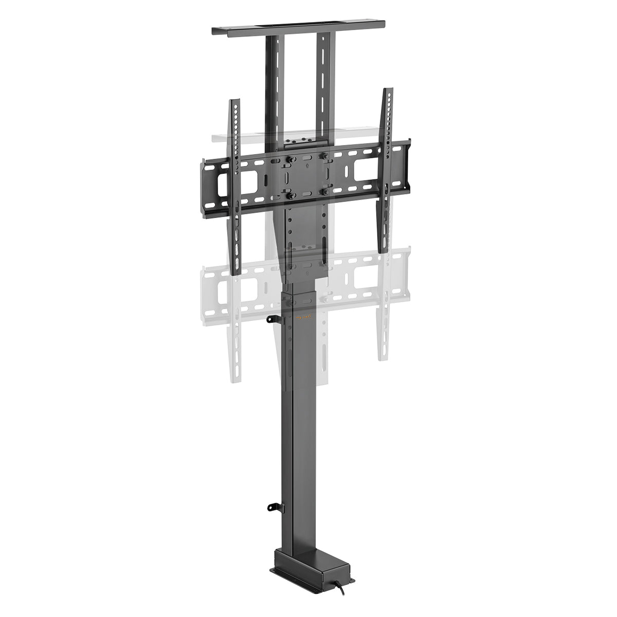 MyWall HP632AL elektrischer TV Lift mit Sprachsteuerung für 37-80 Zoll Bildschirm (mit Fernbedienung, zum Einbau in Möbel, 94-203cm Bildschirm)