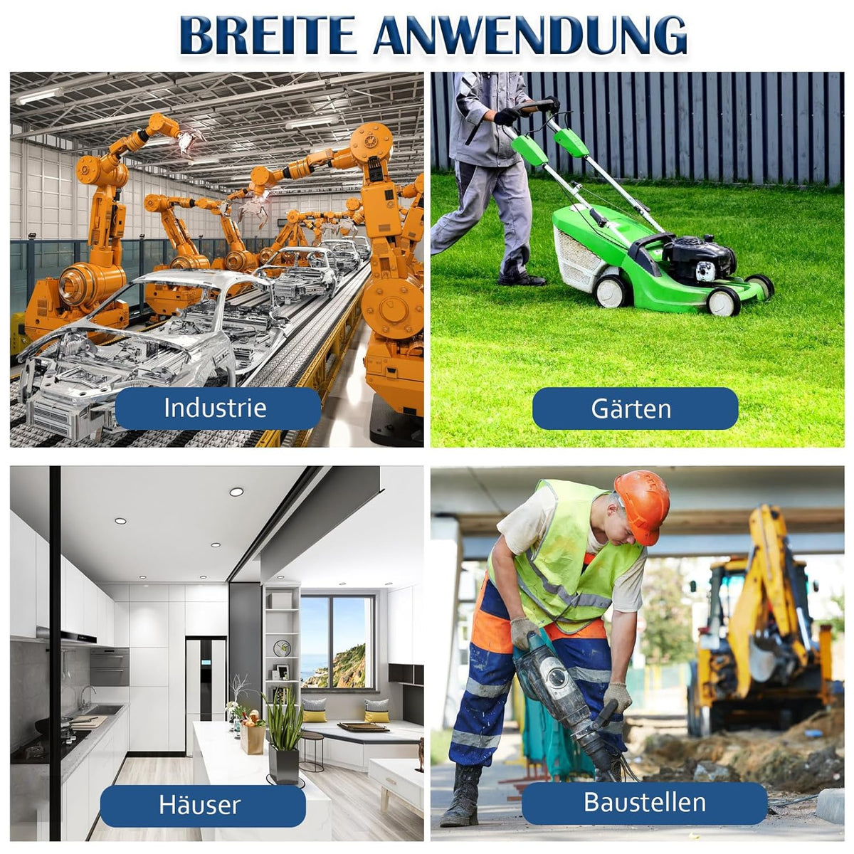 Wandverteiler Vorverkabelt Stromverteiler, 4x 230V Schuko Steckdosen + 2x CEE 16A + 1x CEE 32A, Baustromverteiler mit FI-Schalter und LS Schalter, IP67 Wasserdicht Gehäuse für Innen und Außen