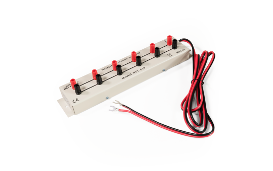 Netzgerät-Verteilerleiste McPower ''NVT-620'', 1x ein, 6 Ausgänge, 20 A max., DC