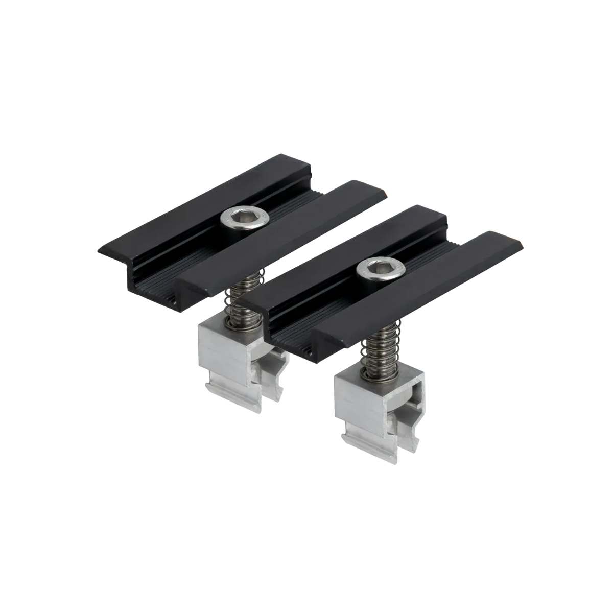 Trapezblechdach Montageset für 2 Module Photovoltaik Balkonkraftwerk - 30mm