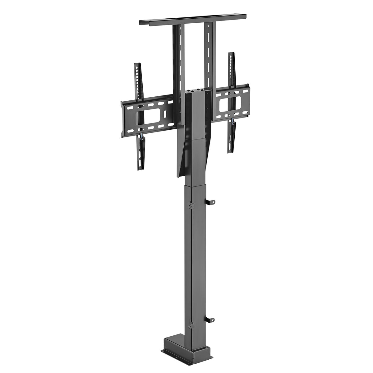 MyWall HP632AL elektrischer TV Lift mit Sprachsteuerung für 37-80 Zoll Bildschirm (mit Fernbedienung, zum Einbau in Möbel, 94-203cm Bildschirm)