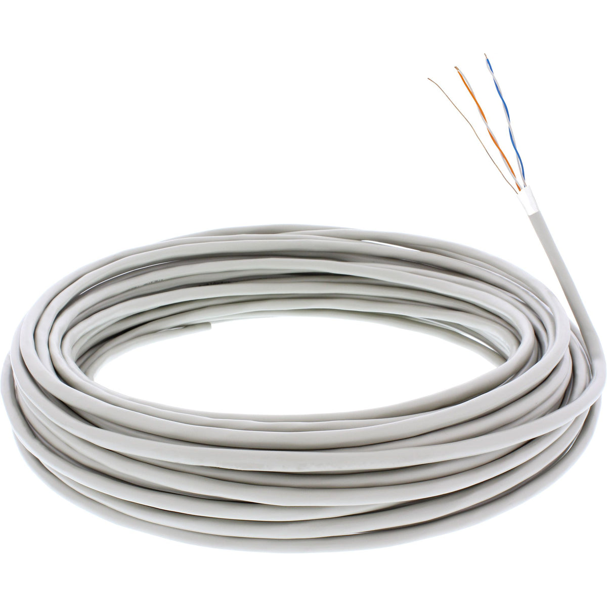 100m Rolle Telefon-Kabel 4-adrig 2x2x0,6mm zum Verlegen
