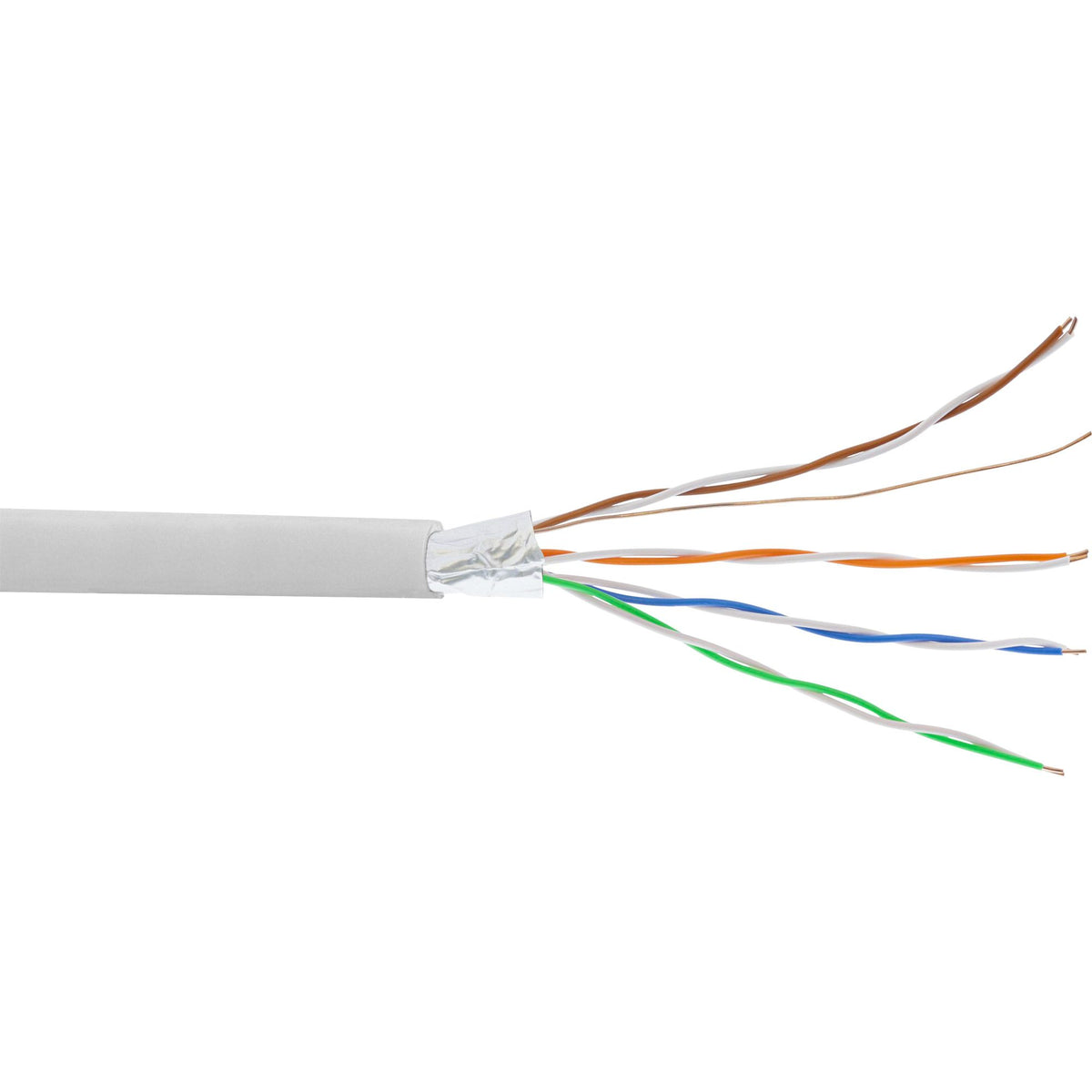25m Telefon-Kabel 8-adrig 4x2x0,6mm zum Verlegen