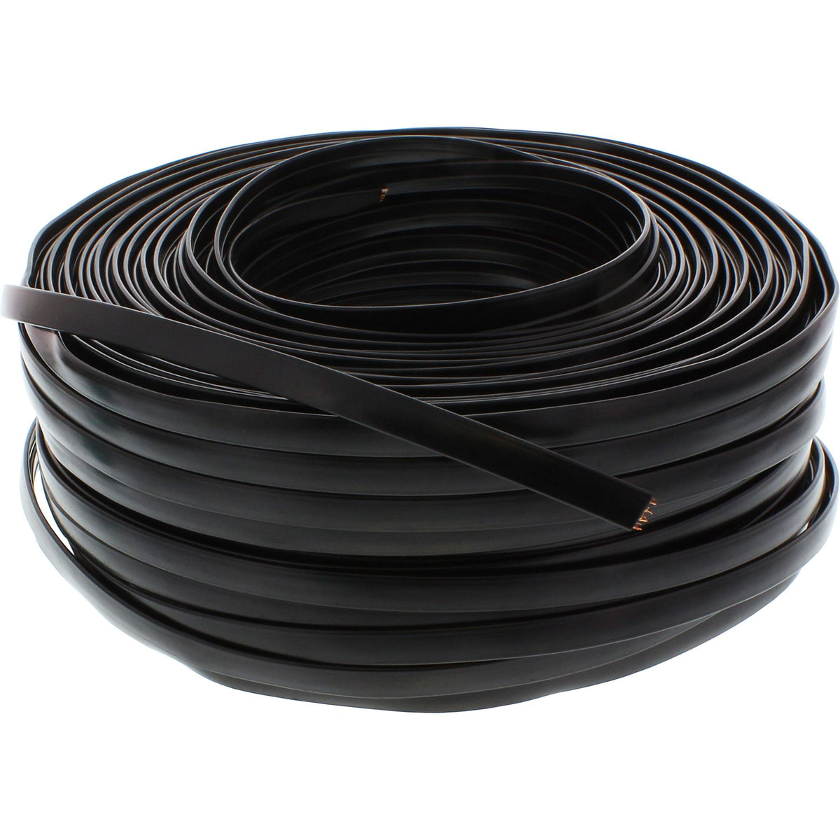 100m Ring Modularkabel 8adrig Flachband schwarz