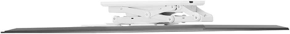 myWall my Wall HL40MWL klappbarer motorisierter Deckenhalter mit Fernbedienung für TV und Flachbildschirme 23-55 Zoll (58 cm - 140 cm) VESA, weiß