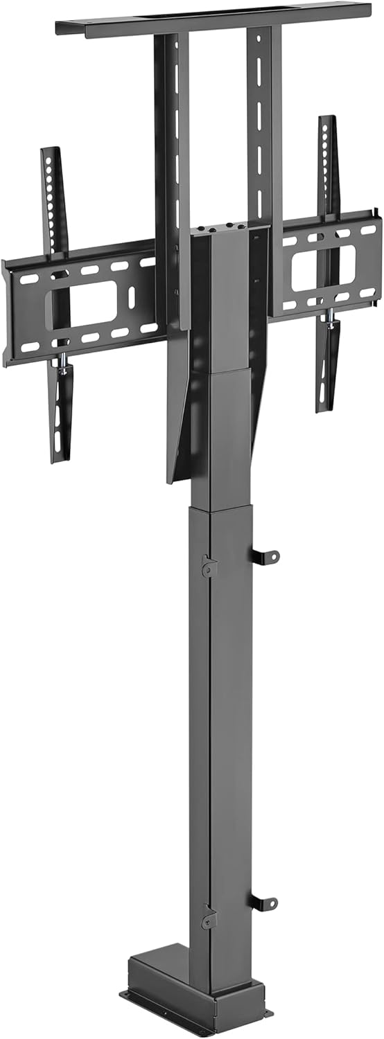 MyWall HP63-2 Motorisierter TV Einbaulift Einbauschrank für Möbel TV 37-80 Zoll (mit Fernbedienung, für 81-140cm TVs, max. 60kg Belastbarkeit)