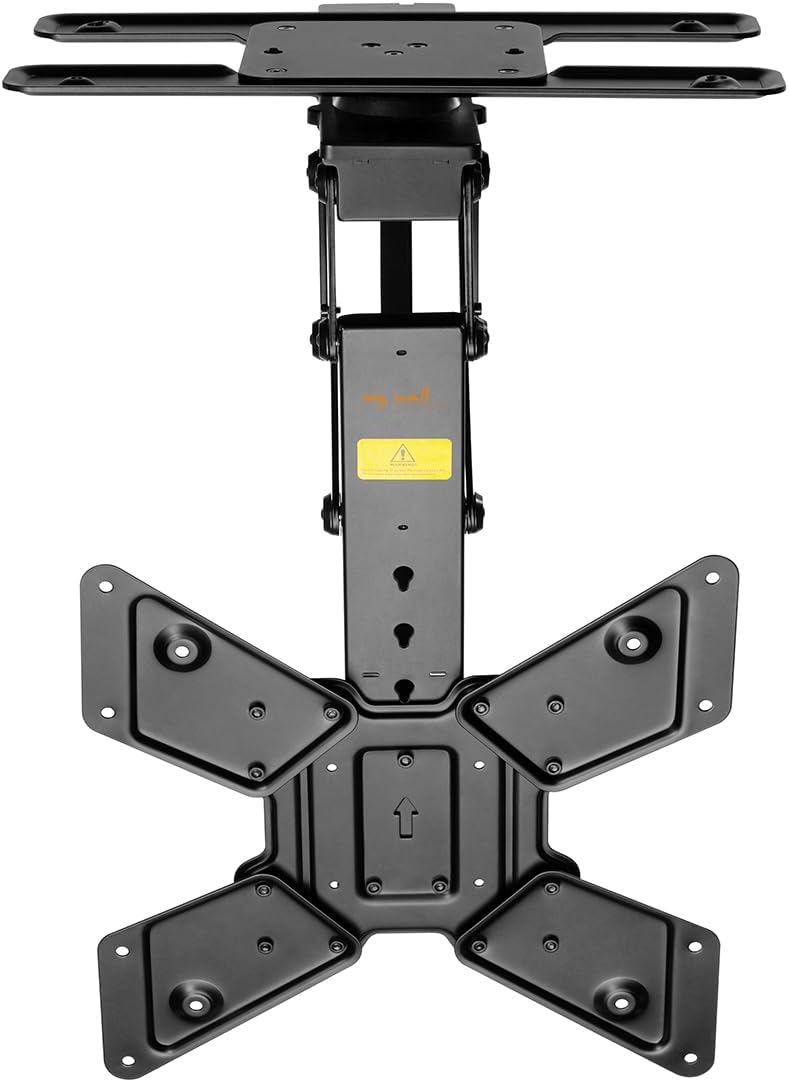 Mywall TV-Deckenhalterung HL46ML Motorisiert&Klappbar für Flachbildschirme mit Smart Home Steuerung für 23-65 Zoll, Belastung bis 30 kg mit 180° Drehfunktion