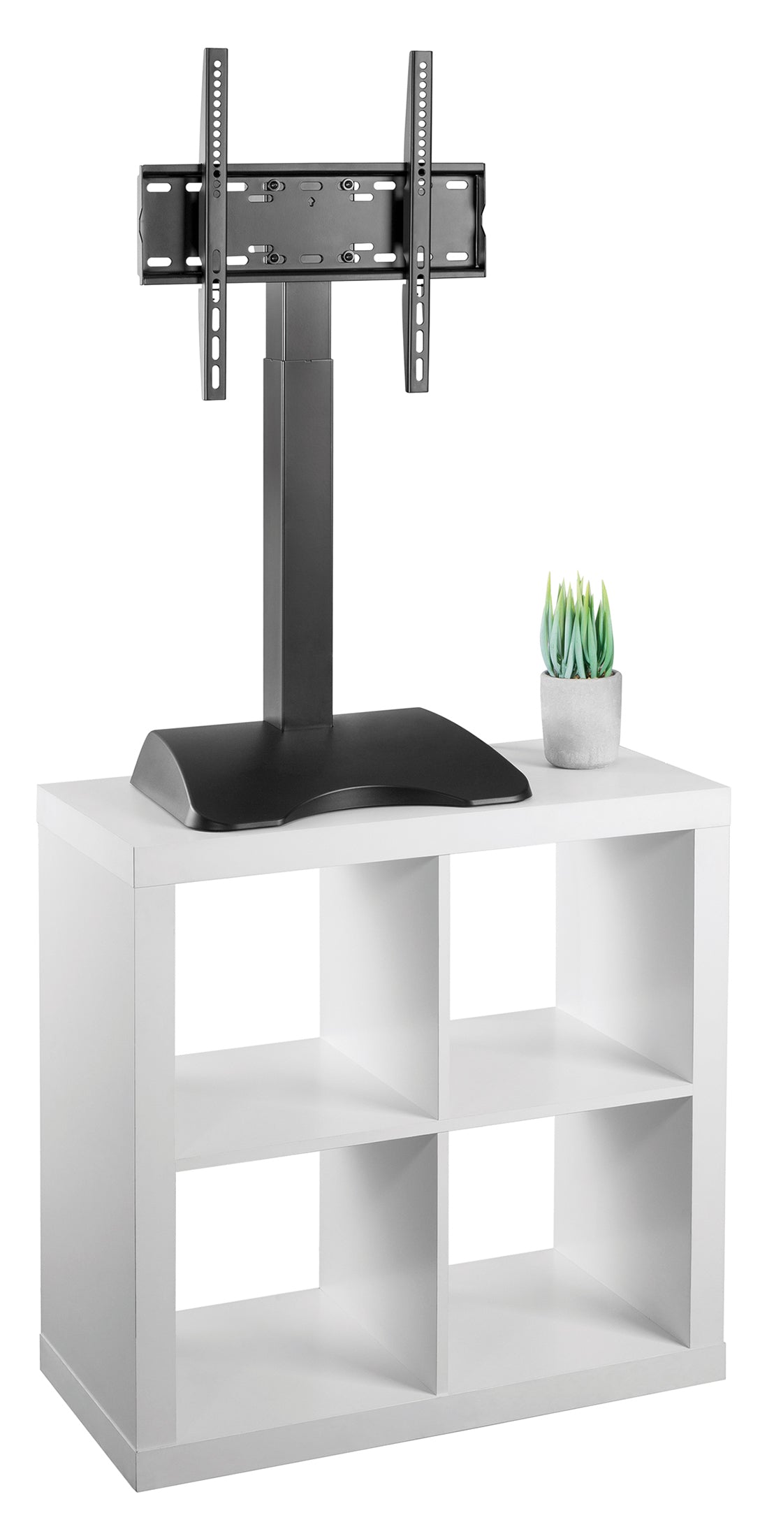 TV- Standfuß für Flachbildschirme 32“ - 65“ (81 – 165 cm), Motorisierte Höhenverstellung, Tragkraft 50 kg