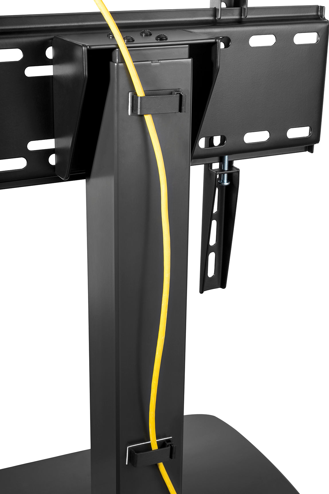 TV- Standfuß für Flachbildschirme 32“ - 65“ (81 – 165 cm), Motorisierte Höhenverstellung, Tragkraft 50 kg