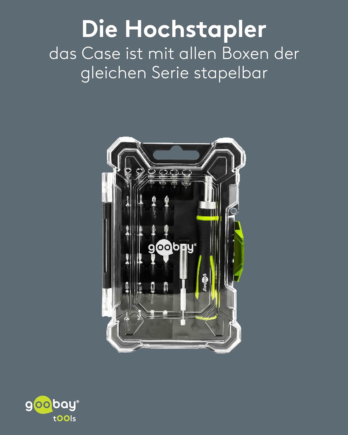 Schraubendreher-Set mit 26-teiligem Präzisions-Bitsatz, Ratschen-Schraubenzieher mit Magnetaufnahme, S2-Stahl-Bits, Steckschlüsselsatz, Aufbewahrungsbox, Feinmechaniker Werkzeug-Set