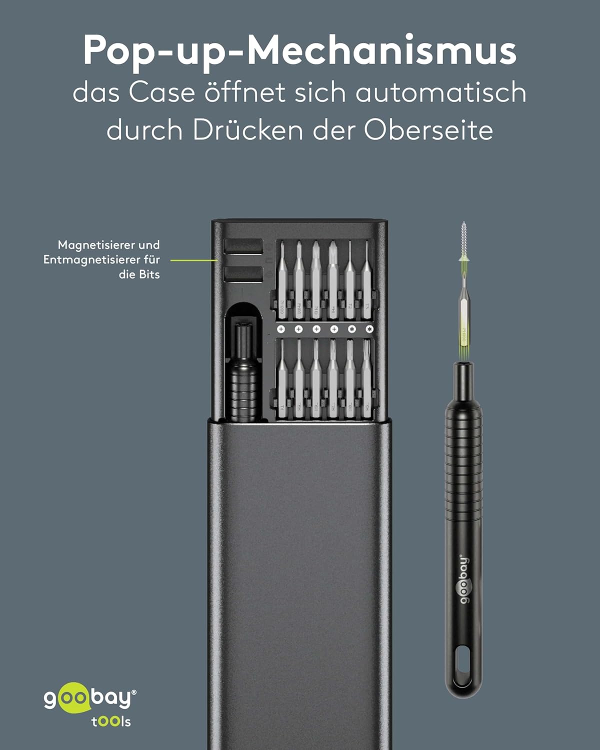 48 in 1 Schraubendreher Set, Tragbares Mini Werkzeug mit Präzisions-Bitsatz, Reparatur Kit für Macbook, Laptop, PS4, PS5, Iphone, Brille, Uhren, Switch,Xbox, PC