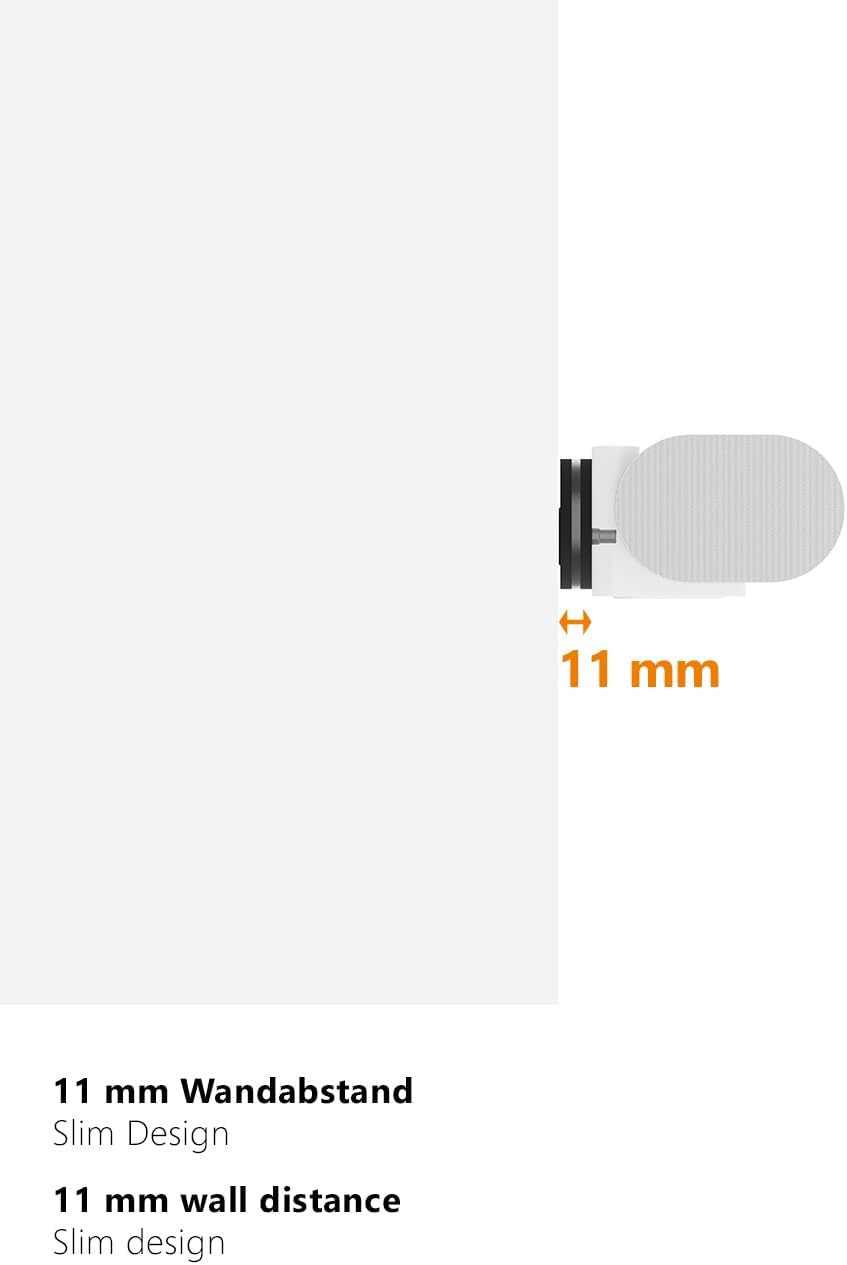My Wall Wandhalterung für Soundbar SONOS® Arc Ultra HS29L – Slim Design, Antivibrations-Dämpfung, Flexible Montage über & unter dem Fernseher