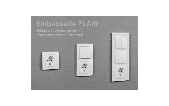 Steckdosen Set McPower Flair ''Beginner 3S Profi'' 4-teilig, weiß, Steckanschluss