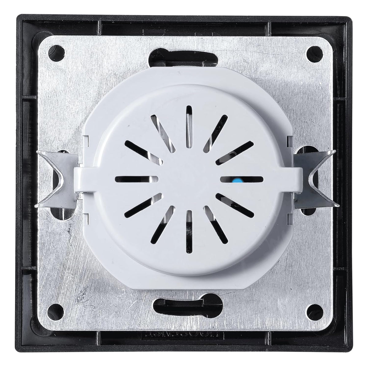 McPower LED Dimmer drehbar für elektronische Trafos | FLAIR | 250V / 300W inklusive 1-fach Rahmen, Memory-Funktion, matt Schwarz