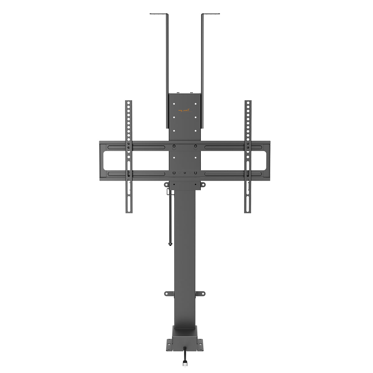 MyWall HP66-2 elektrischer TV Lift zum hochfahren & herunterlassen 37-65" Bildschirme (mit Fernbedienung, für 109-224cm TVs, max. 60kg Belastbarkeit)