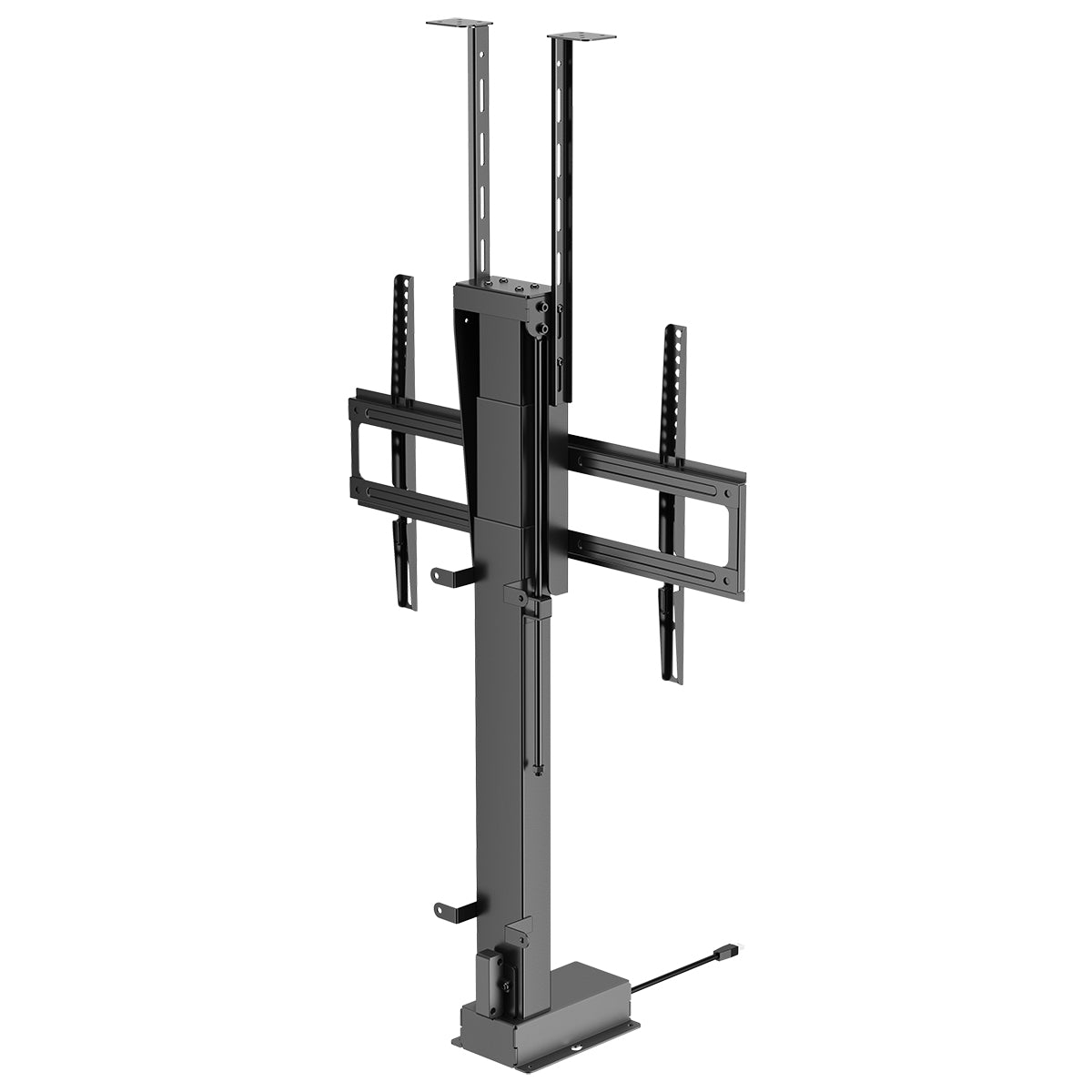 MyWall HP66-2 elektrischer TV Lift zum hochfahren & herunterlassen 37-65" Bildschirme (mit Fernbedienung, für 109-224cm TVs, max. 60kg Belastbarkeit)