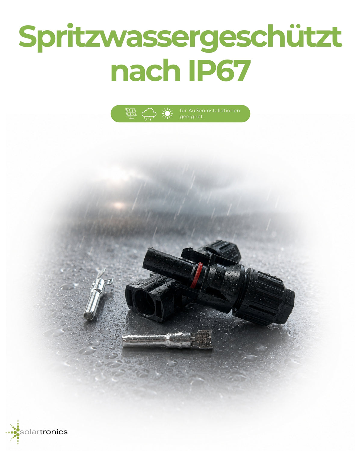 Solar-Crimpzangen-Set für PV-Kabel 2,5/4/6 mm² inkl. Abisolierzange, Solarstecker und Montageschlüssel