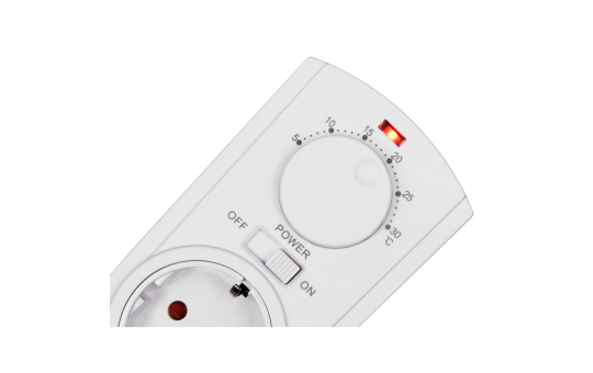 Steckdosen-Thermostat McPower ''TCU-440'' 5-30°C, 3500W, 230V, Kabel + Außenfühler