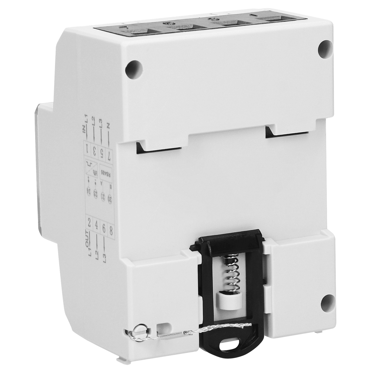 3-phasiger Stromzähler, 80A, RS-485-Anschluss, 4,5 Module, DIN TH-35mm