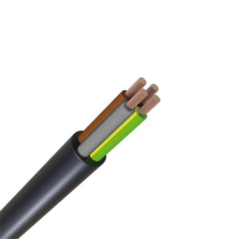 50m Starkstromkabel H07RN-F 4x1,5mm² | Gummischlauchleitung H07RN-F 4G1,5 RG50m schwarz
