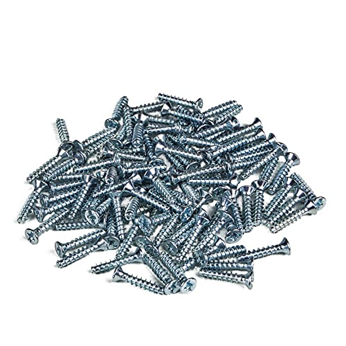HUP 100 Stück Stahl-Geräteschrauben Unterputzdose 15 mm Hohlwanddosen