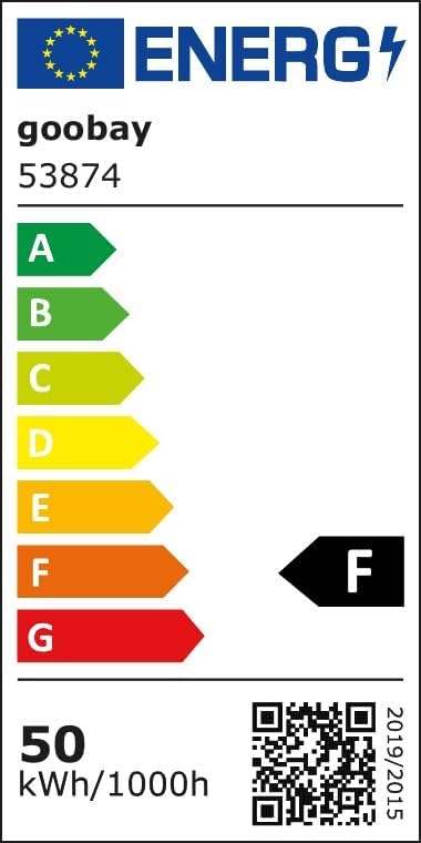LED Strahler Außen 50W / Außenstrahler IP65 / Neutralweißes Licht 4250 lm / LED Scheinwerfer Fluter Wandmontage / IP65 Gartenstrahler/Schwarz [Energieklasse F]