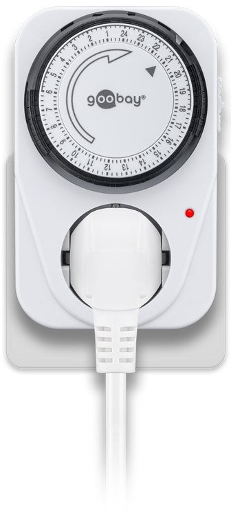 2er-Set Analoge Zeitschaltuhr Steckdose 3500W Mechanische Schaltuhr Zeitschalter für Steckdose Timer Analog 15 Min. Intervall Timer innen Weiß