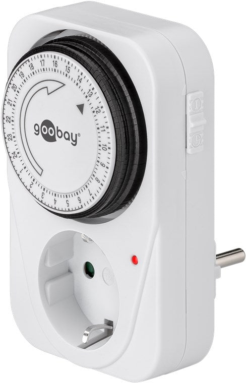 3er-Set Analoge Zeitschaltuhr Steckdose 3500W Mechanische Schaltuhr Zeitschalter für Steckdose Timer Analog 15 Min. Intervall Timer innen Weiß