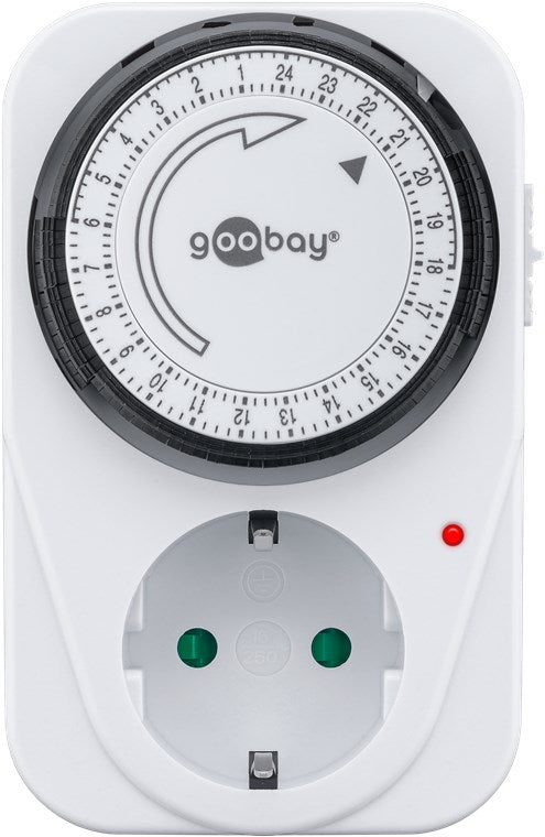 5er-Set Analoge Zeitschaltuhr Steckdose 3500W Mechanische Schaltuhr Zeitschalter für Steckdose Timer Analog 15 Min. Intervall Timer innen Weiß