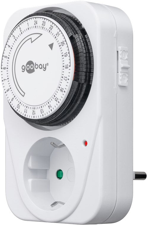 5er-Set Analoge Zeitschaltuhr Steckdose 3500W Mechanische Schaltuhr Zeitschalter für Steckdose Timer Analog 15 Min. Intervall Timer innen Weiß