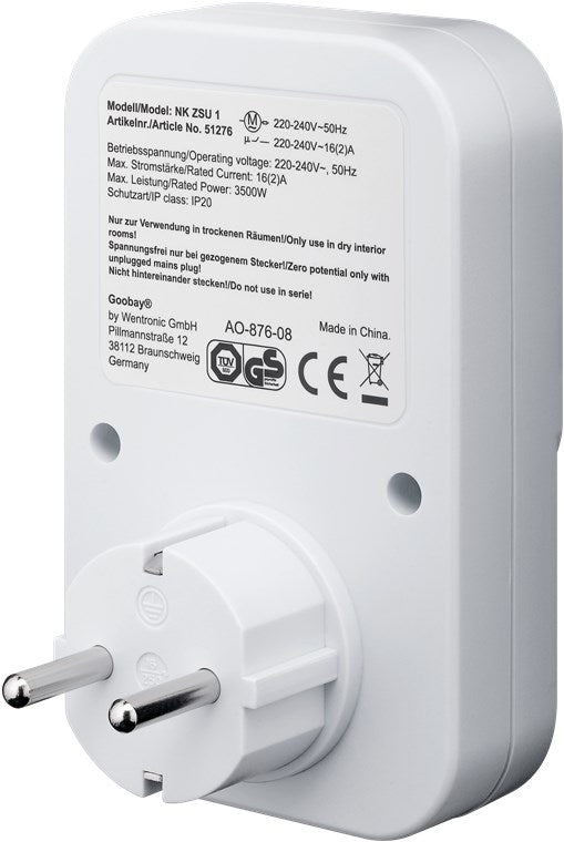 5er-Set Analoge Zeitschaltuhr Steckdose 3500W Mechanische Schaltuhr Zeitschalter für Steckdose Timer Analog 15 Min. Intervall Timer innen Weiß