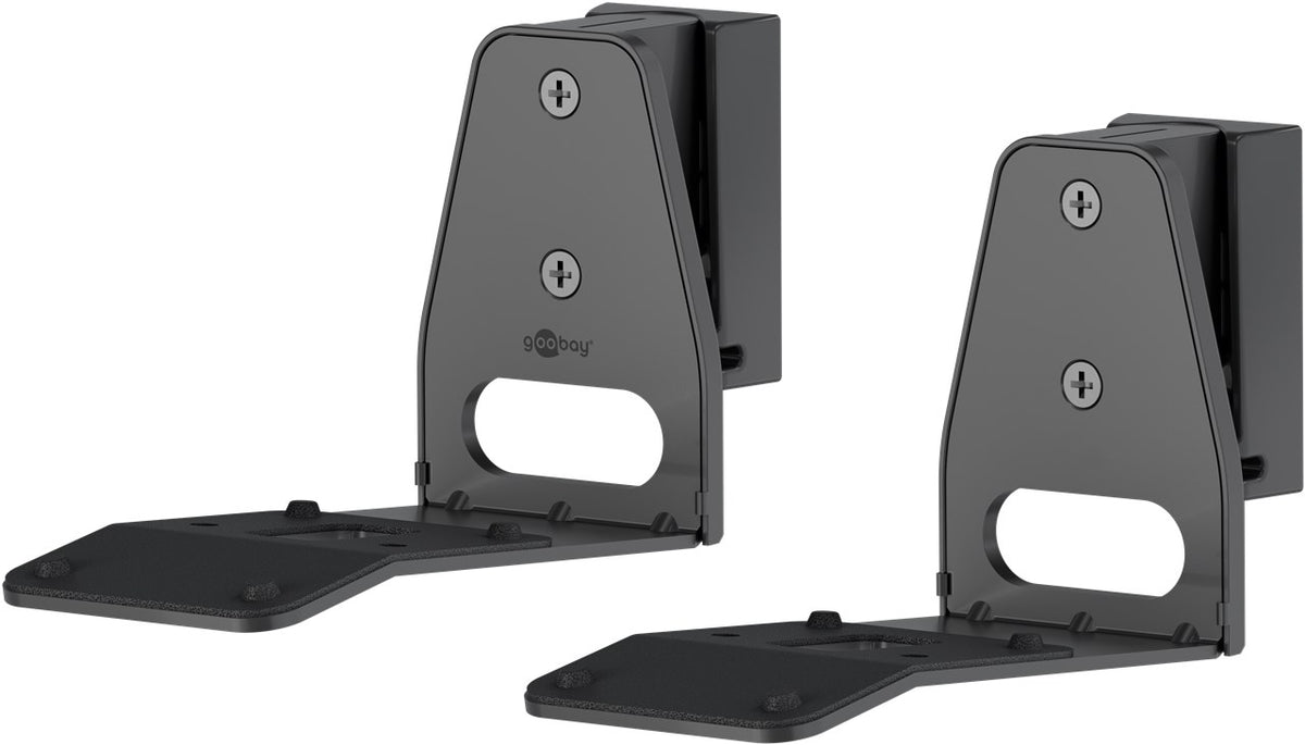 goobay Wandhalterung für Sonos Era 300 / Lautsprecher-Wandhalter bis 5kg / Schwenkbar & Neigbar / schwarz