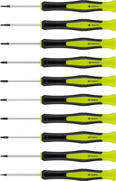 Schraubendreher Set 58-teilig, Werkzeugkoffer mit magnetischen Spitzen, inkl. Bit-Set & Präzisionsschraubendreher aus Chrom-Vanadium