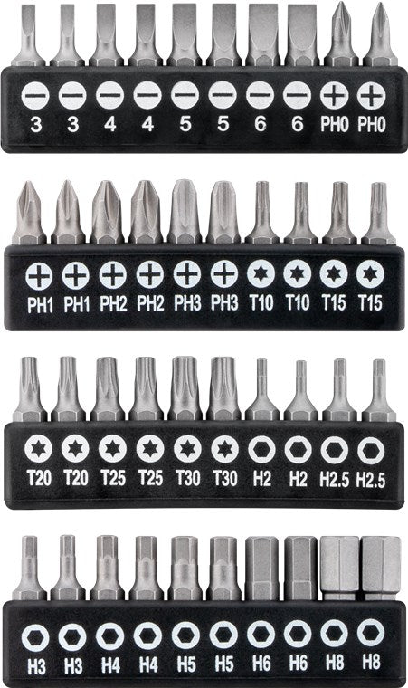 Schraubendreher Set 58-teilig, Werkzeugkoffer mit magnetischen Spitzen, inkl. Bit-Set & Präzisionsschraubendreher aus Chrom-Vanadium
