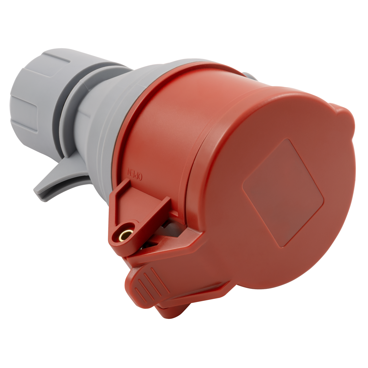 MC POWER CEE Steckdose IP44 Kupplung | 5-polig 415V, 16A Starkstrom Ladedose | Industrie Handwerk Landwirtschaft Drehstromgeräte