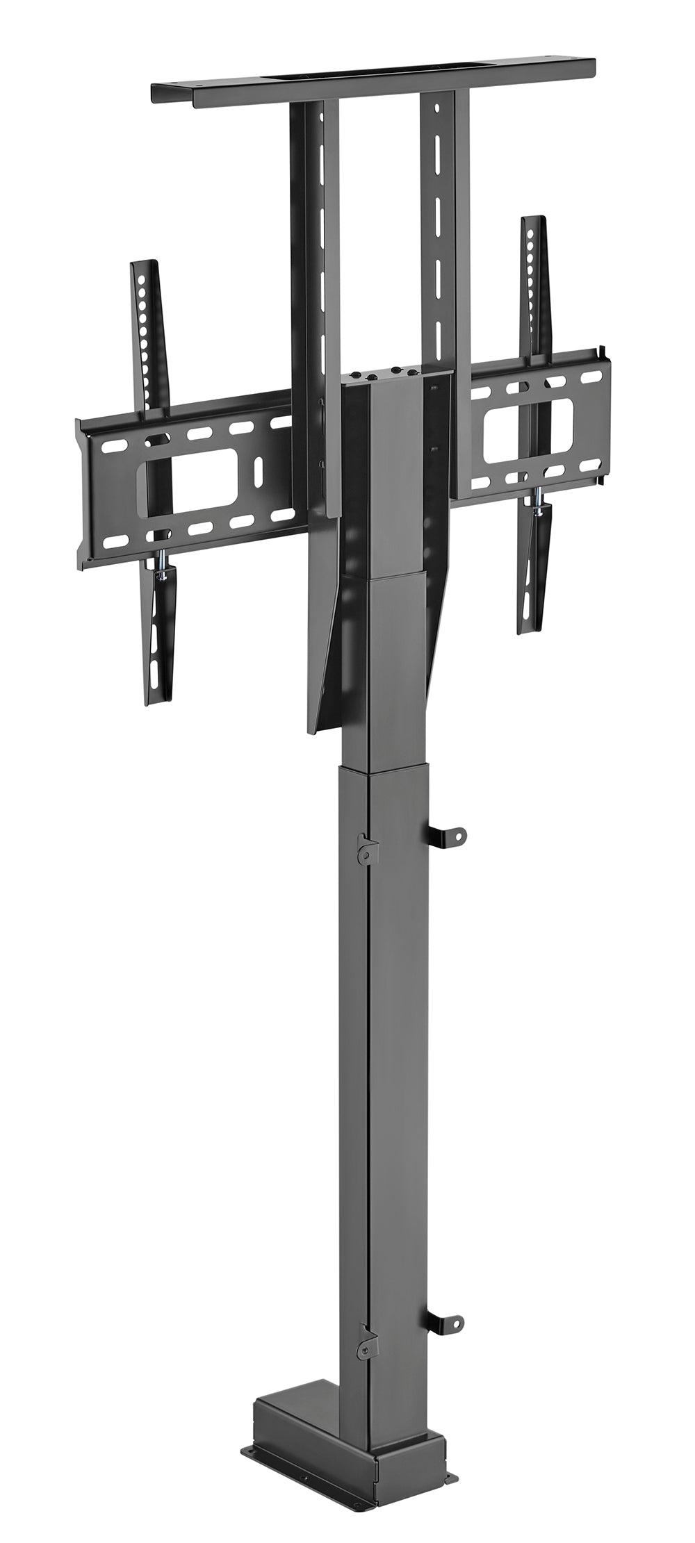 MyWall HP63-1 elektrischer TV Lift zum Einbau in Möbel für 37-65" Bildschirme (mit Fernbedienung, für 94-165cm TVs, max. 60kg Belastbarkeit)