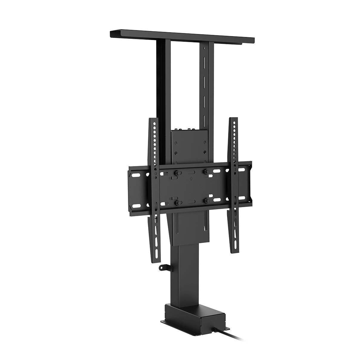 MyWall HP63AL elektrischer TV Lift mit Sprachsteuerung für 32-55 Zoll Bildschirm (mit Fernbedienung, für 81-140cm TVs, max. 60kg Belastbarkeit)
