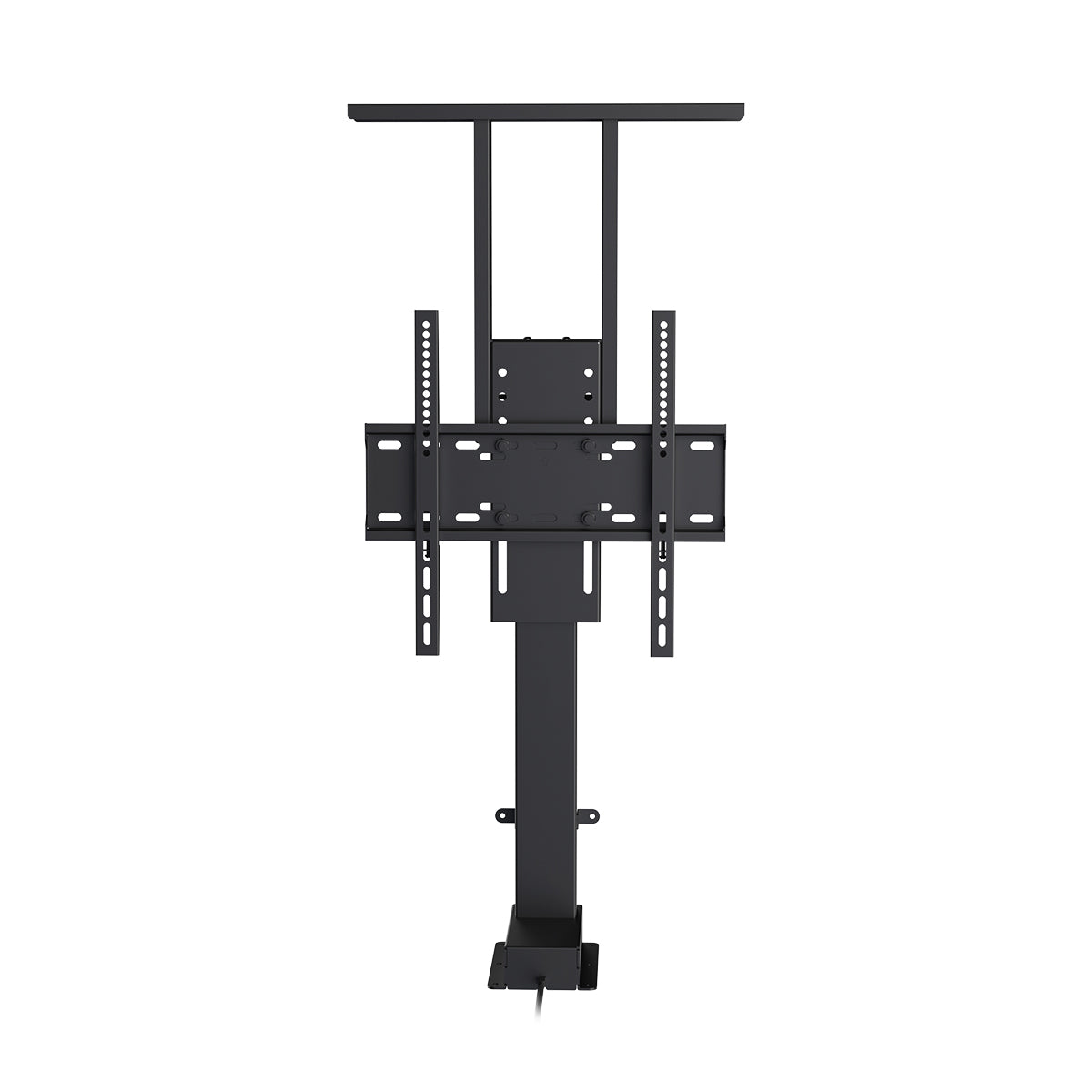 MyWall HP63AL elektrischer TV Lift mit Sprachsteuerung für 32-55 Zoll Bildschirm (mit Fernbedienung, für 81-140cm TVs, max. 60kg Belastbarkeit)