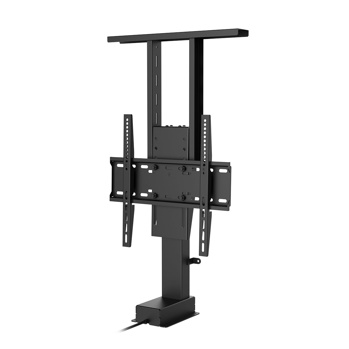 MyWall HP63AL elektrischer TV Lift mit Sprachsteuerung für 32-55 Zoll Bildschirm (mit Fernbedienung, für 81-140cm TVs, max. 60kg Belastbarkeit)