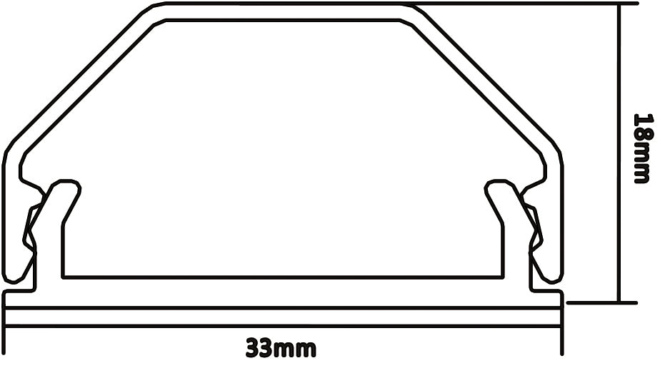 DESIGN ALU-KABELKANAL 3,3cm x 110cm WEISS TV LCD HD ALUMINIUM