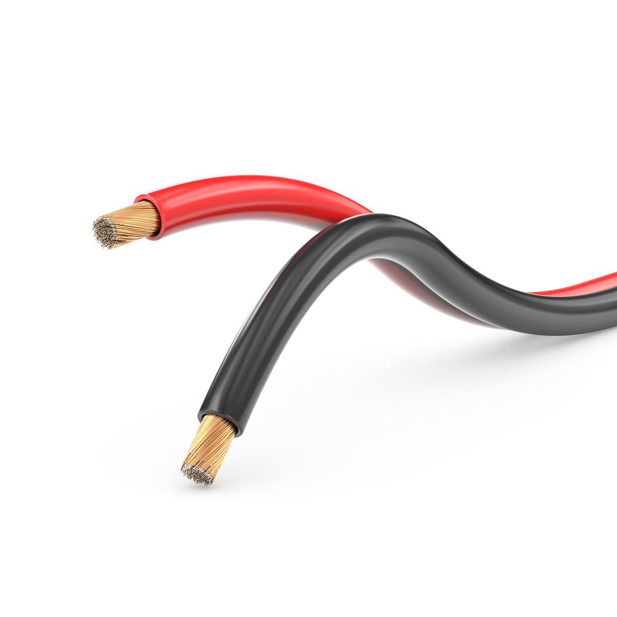 100m Lautsprecherkabel Boxenkabel 2 x 0,75 mm² CCA Kupfer rot / schwarz Audio Kabel