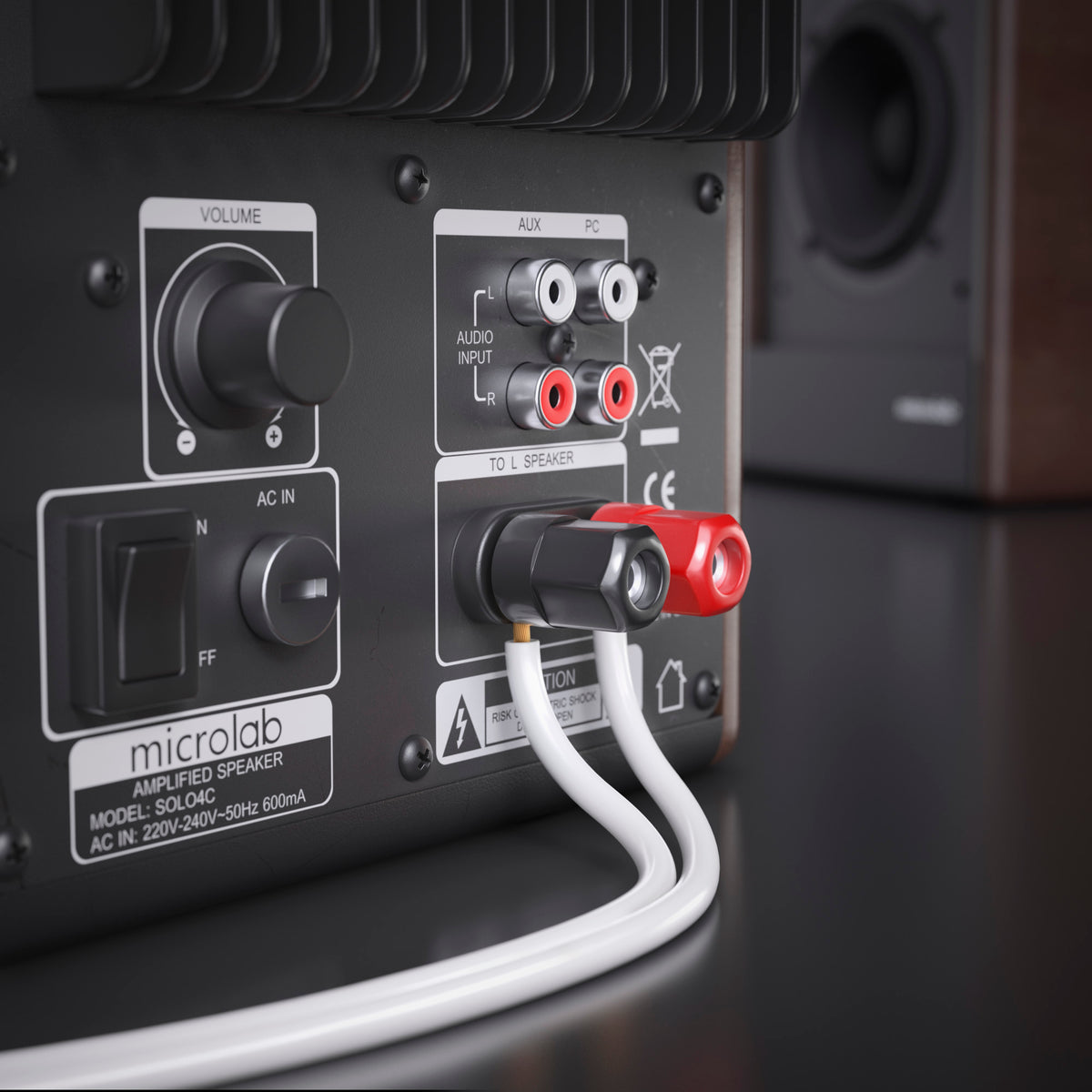 MANAX Lautsprecherkabel weiß 2x 1,50mm² – 20 Meter Ring | CCA-Kupfer Boxenkabel für klaren Sound bei HiFi, Heimkino und Car-HiFi mit Polaritätskennzeichnung