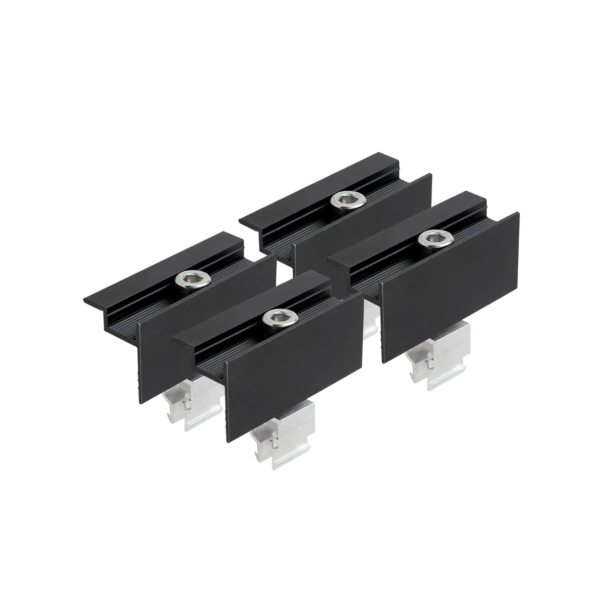 Trapezblechdach Montageset für 1 Modul Photovoltaik Balkonkraftwerk - 30mm
