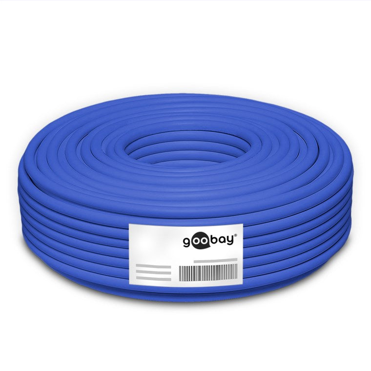 100m CAT7a+ Verlegekabel S/FTP PiMF blau