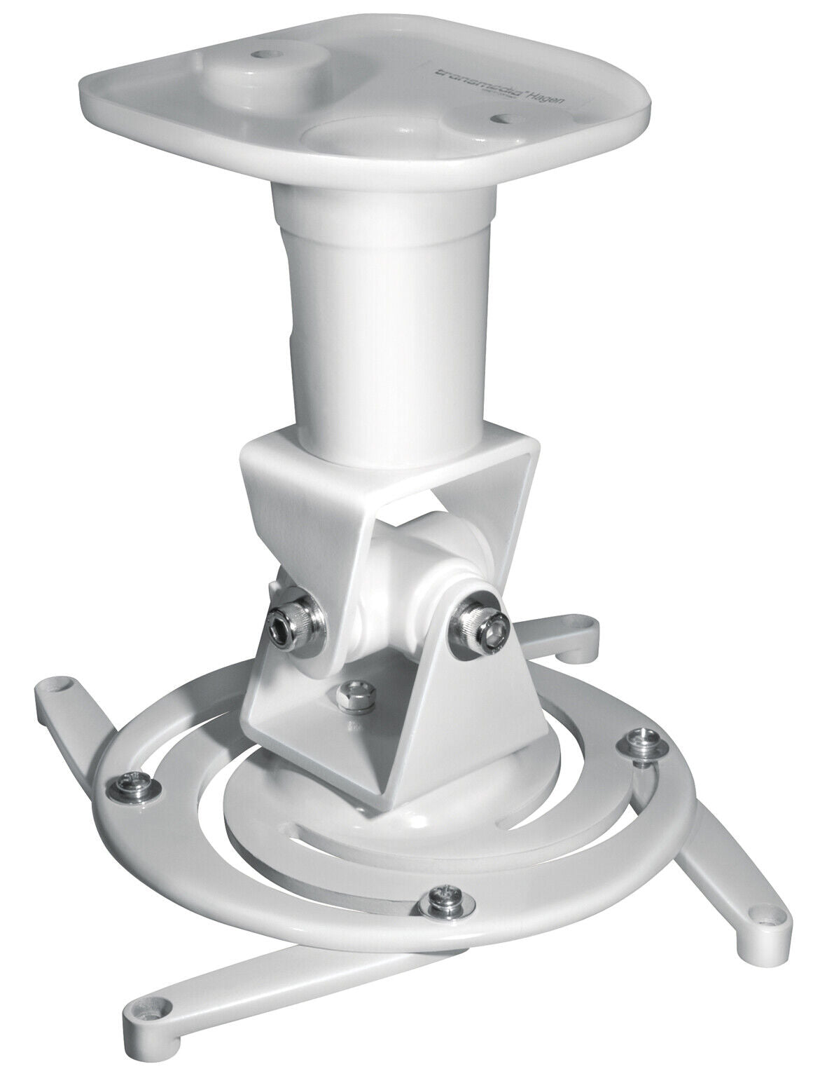 mywall H16-1WL Beamer Deckenhalterung (Tragkraft 15kg Deckenabstand: 22,5 cm)